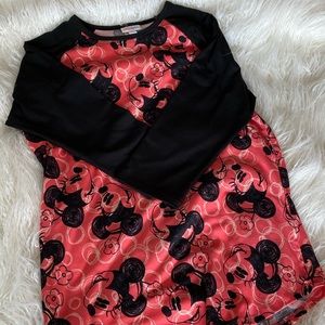 LuLaRoe Disney Randy Minnie Mouse shirt medium